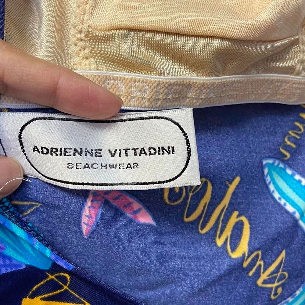 Vintage 90s Adrienne Vittadini one piece swimsuit size 6 - Picture 7 of 8